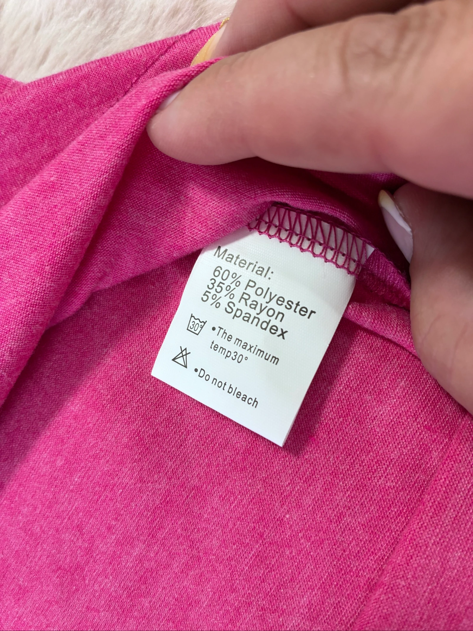 Roze Framboos / Fuchsia tanktop – Elegant & Comfortabel M – photo 9